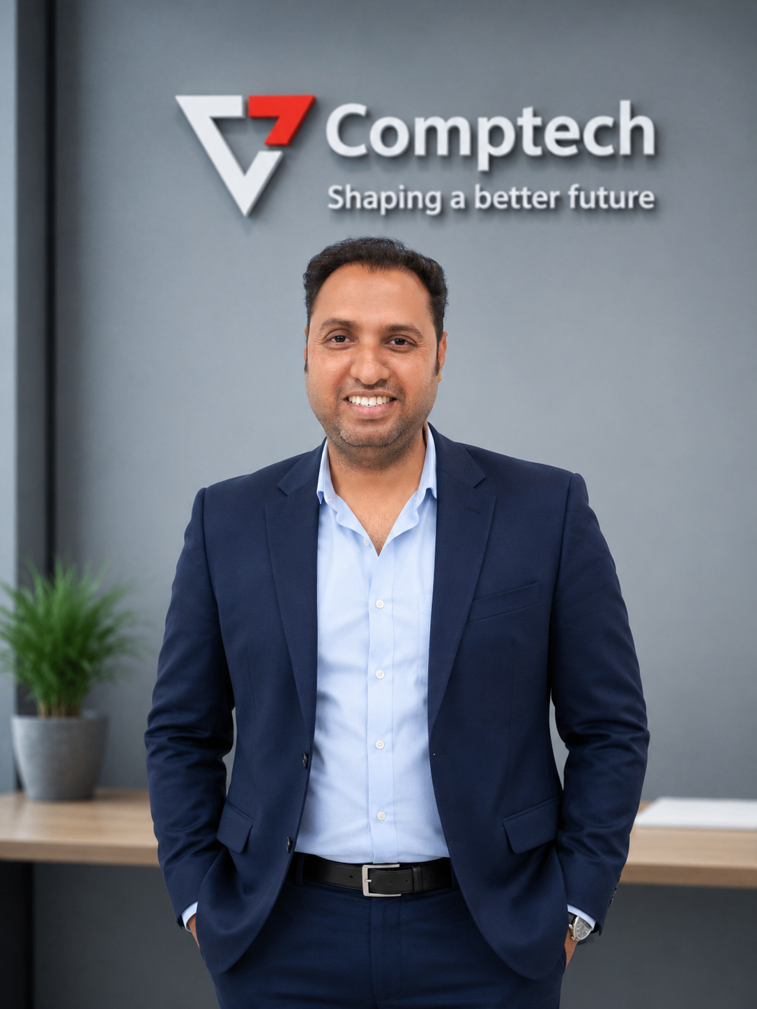 AV Singh at Comptech